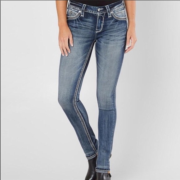 Rock Revival Easy Skinny Stretch Womens Jeans - Picture 2 of 8